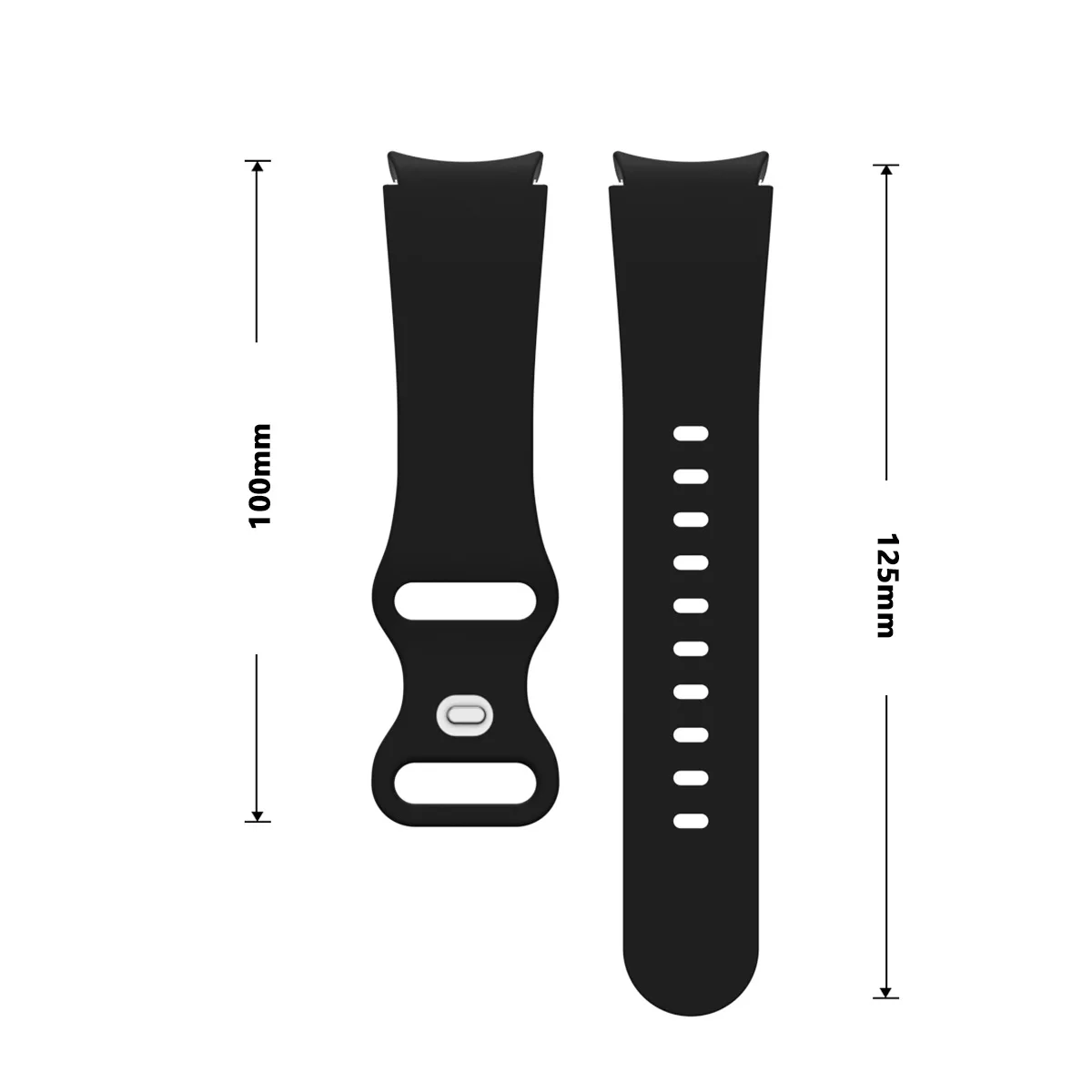 CAOWTAN No Gaps Sport Strap 5 Pro 45mm Bracelet for Samsung Watch Galaxy 6 5 4 44mm 40 43 47 42 46mm Classic  4 6 Silicone Bands