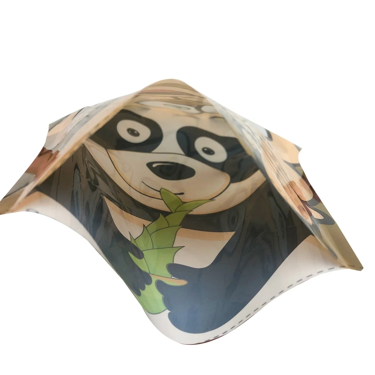 New Design Boot Shape Christmas Candy Bag Sweet Packing Pouch With Zipper Handle Santa Claus Candy Plastic Packaging Bag