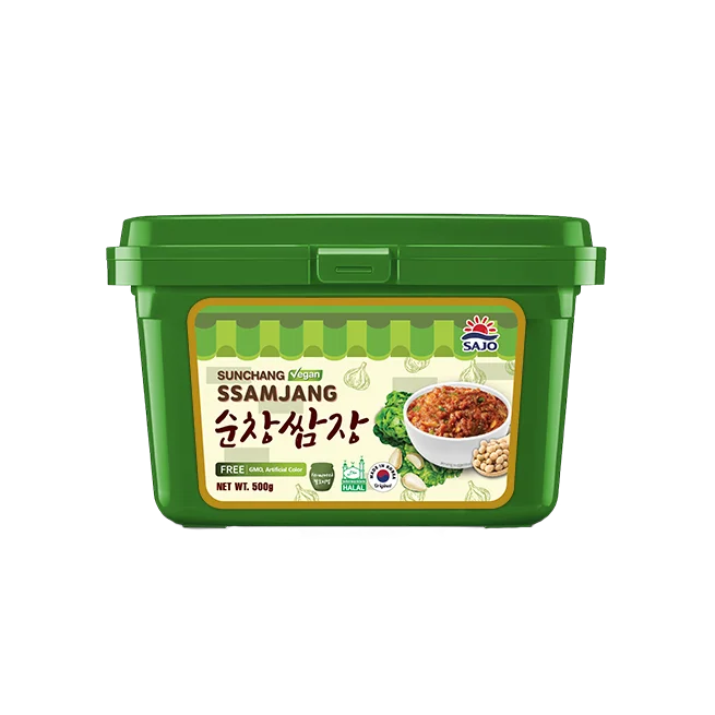 Korean High Quality Wholesale Bulk Price Halal Food Rice Topping Salted Seasoning Ssamjang Soya Soybean Sauce Bean Paste