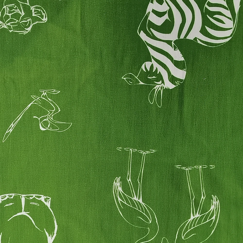 Мультяшные Животные Печатные тканые мягкие 70/30 Lyocell хлопчатобумажные ткани горячая Распродажа индивидуальный тенсель ткань устойчивый легкий TEN4300