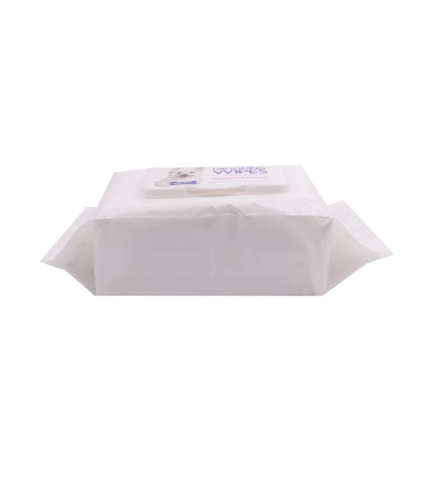 Wholesale Super soft non-woven Cat Dog Wipes Pet Grooming Pet Ear Eye Wet Wipes