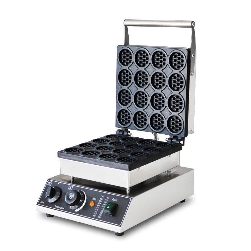 Commercial round Shape Waffle Maker electric 16pcs Waffle Machine cake oven