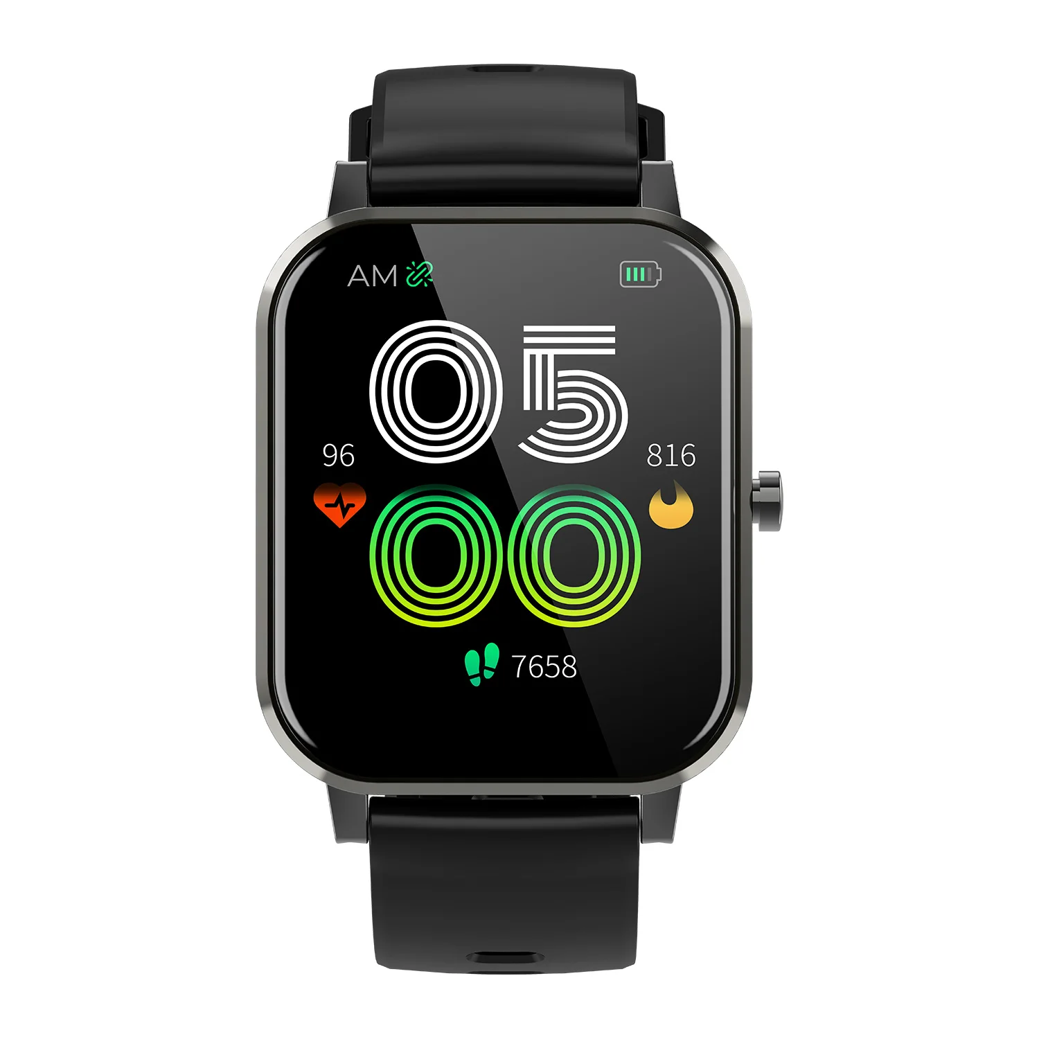  S37 Smartwatch большой сенсорный экран шагомер Измерение частоты сердечных сокращений в реальном времени Циферблат наручные