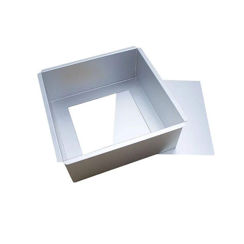 Multilayer Birthday Wedding Cake Mold Aluminium Square Cake Pans Cake Baking Tin Mold Bakeware Set