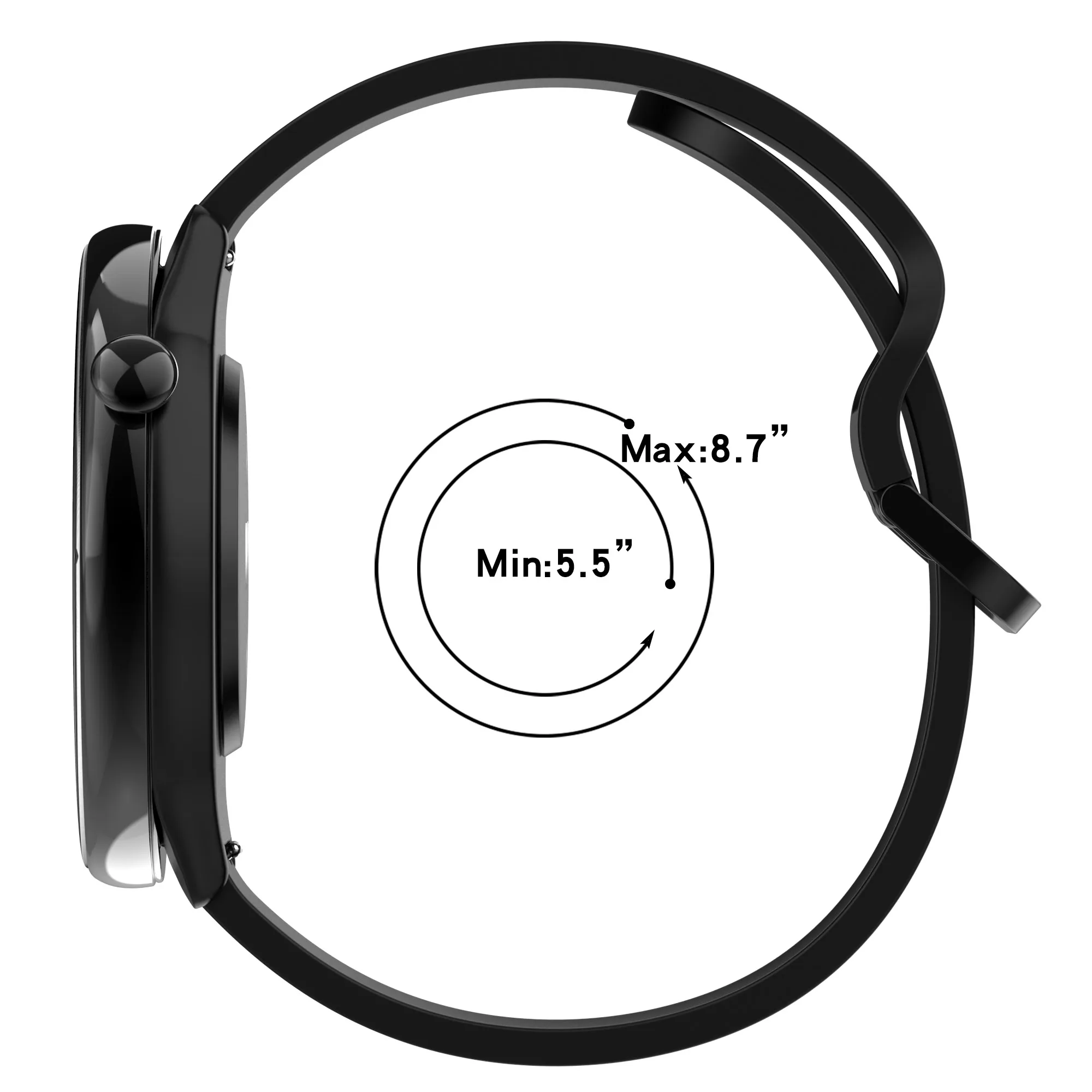 Factory Price 20mm Universal Silicone Straps Smart Watch Bands for Amazfit GTR Mini/Samsung Galaxy Watch 5/ Garmin Watch Band