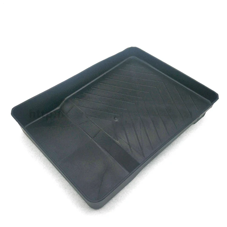 Wholesale Durable Black Plastic Hand Painted Ceramic Serving Tray Paint Roller Tray