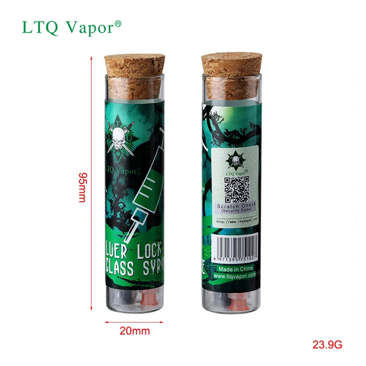 
Prefilled medical disposable glass injection syringe 