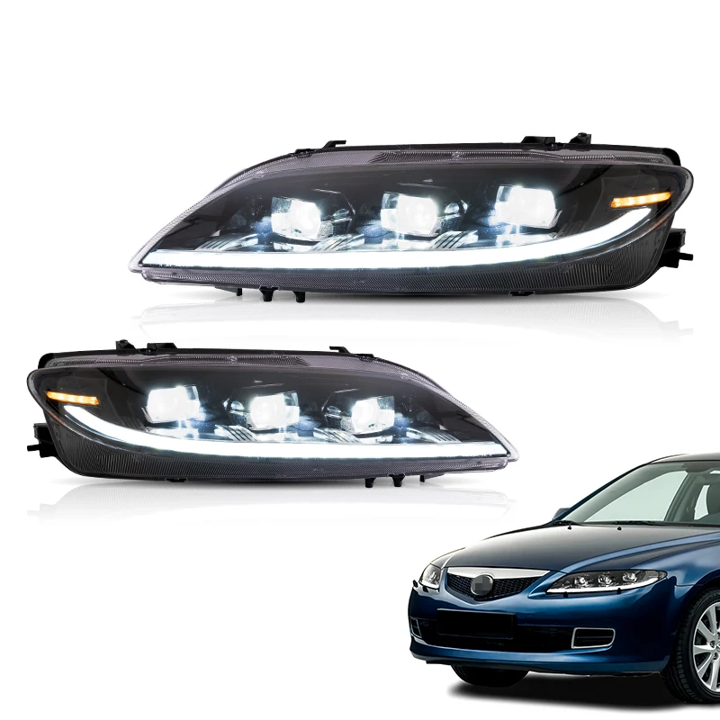 VLAND Factory Other Headlights GGI 2003-2015 LED Others Car Light Accessories Auto Lighting Systems Parts Head Lamp  For Mazda 6