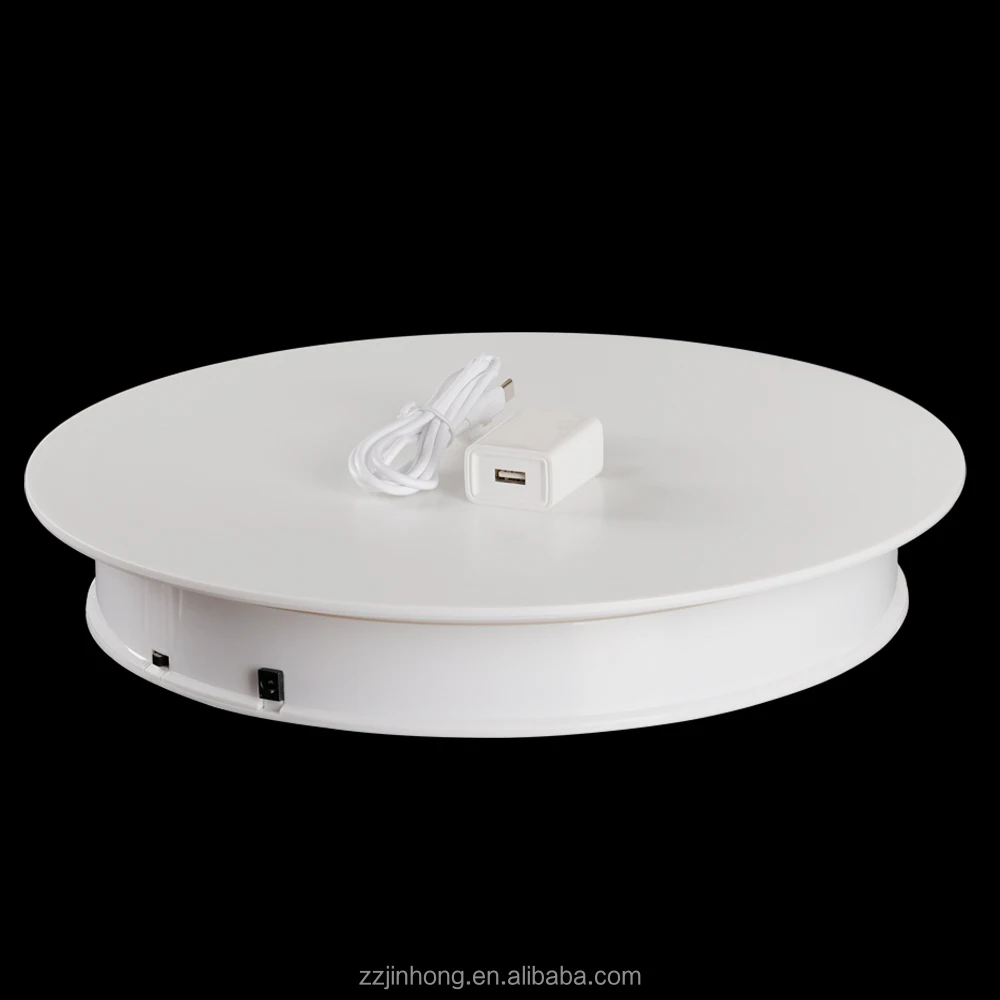 Acrylic Cylinder Electric Big Rotating 360 degrees Display Stand For Bag, Shoes, Craft Rotating Display Stand