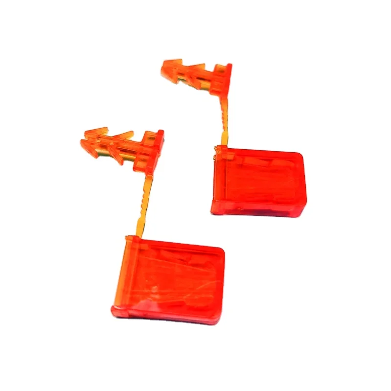 Free sample factory directly 50cm orange plastic wire seal padlock