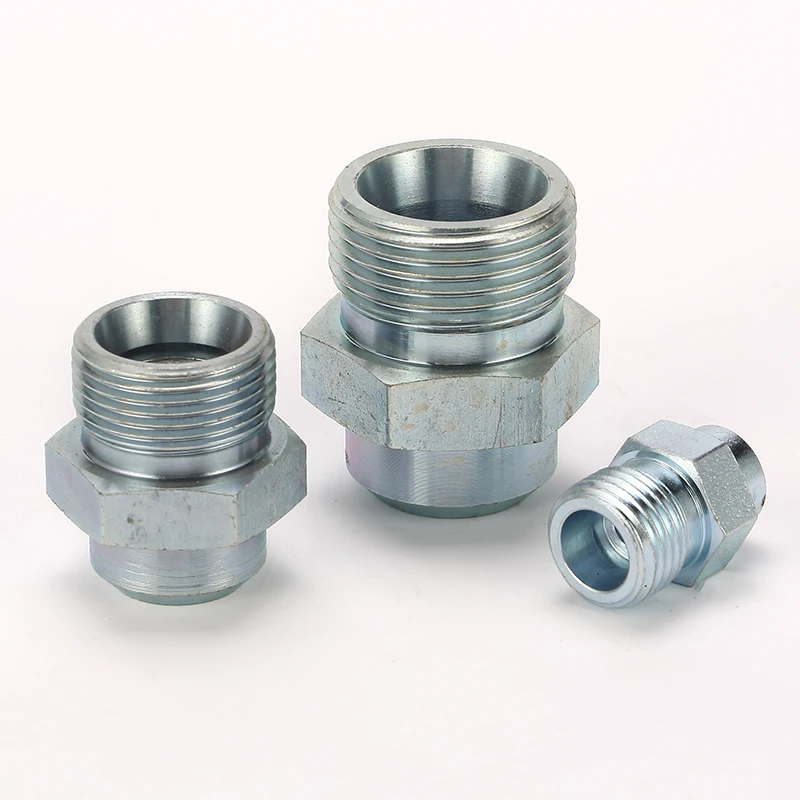 ISO 9001 hydraulic straight metric weld pipe fittings