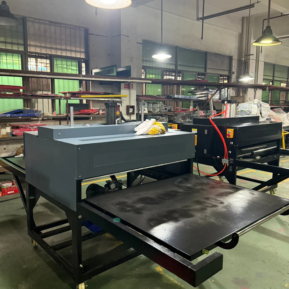 Rich experience factory price 100X120 heat press machine auto up heat press machine large format heat press machines