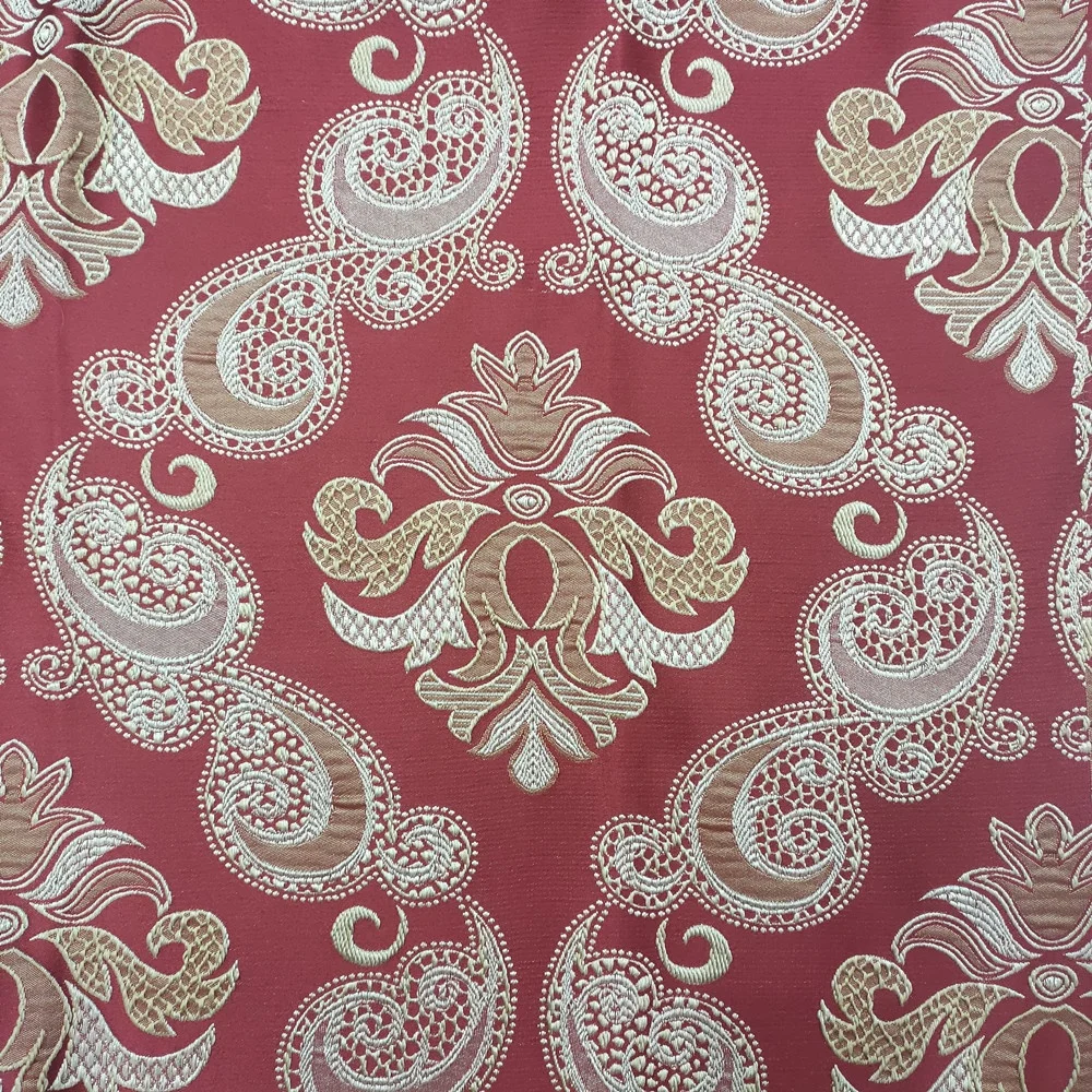 Classic design style high quality Russian brocade jacquard curtain fabric for living room