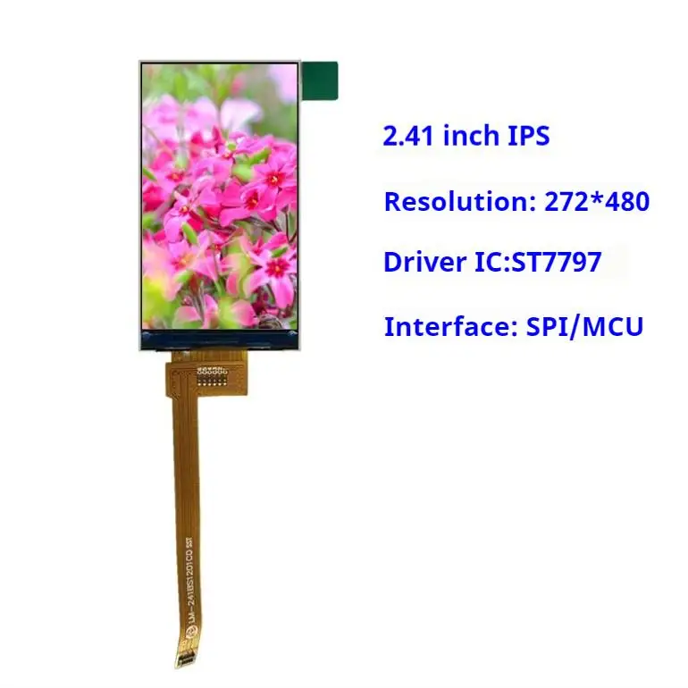 LM 2 41 дюймов TN TFT ЖК-дисплей модуль 272*480 MCU SPI OEM ODM ЖК-панель