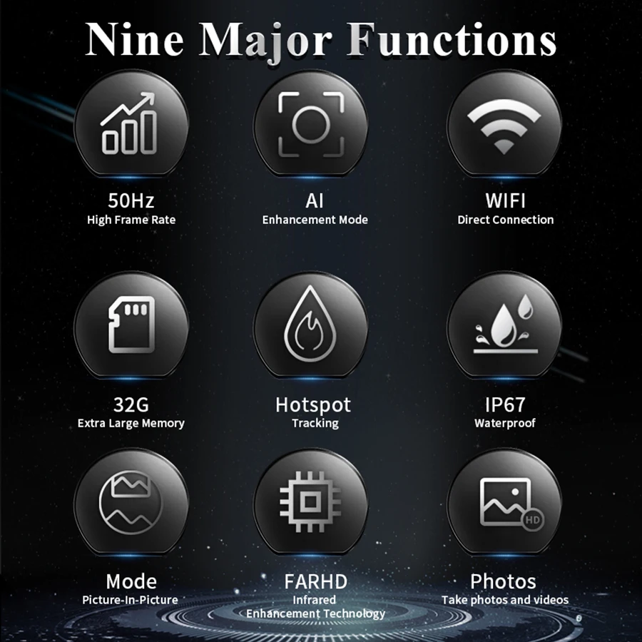 Best cheap  High Performance Long Range Night Vision Thermal Scope Hunting Adult Monocular range finder balisctic calculator