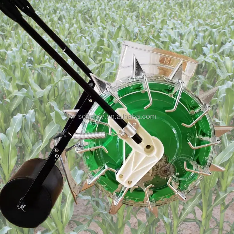 Hand push farming seeder easy use drum seeder