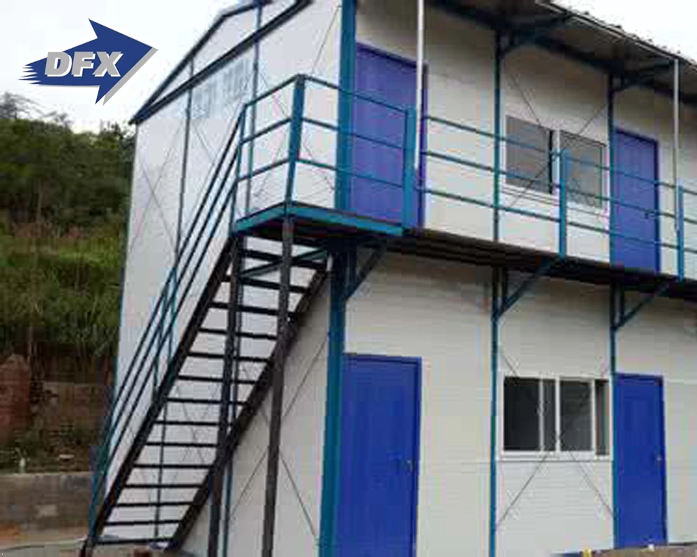 Light Prefabricated Steel Structure House Construction Site Dormitory From China