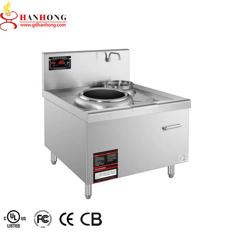 Chinese High Quality One Burner Restaurant Commercial Stainless Steel Wok Induction Cooker