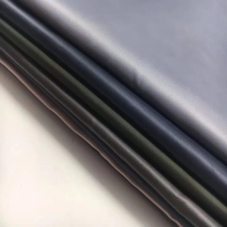 polyester 300T shiny plain taffeta fabric for garment lining