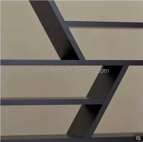 2022 Fashion Home Bookshelf Bookcase Solid Wood Living Room Furniture Wooden Modern with Inclined Book Alignment Pattern MANGO
