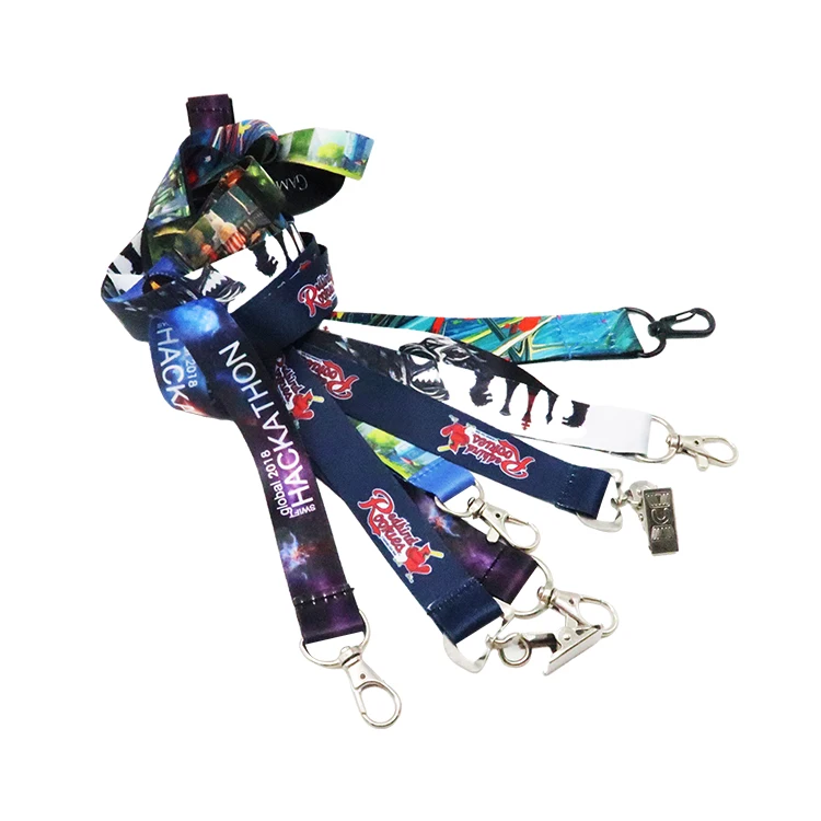 Wholesale Sports American Football Club 32 Teams NFL Lanyard Keychain With Sliding ID Card Holder
