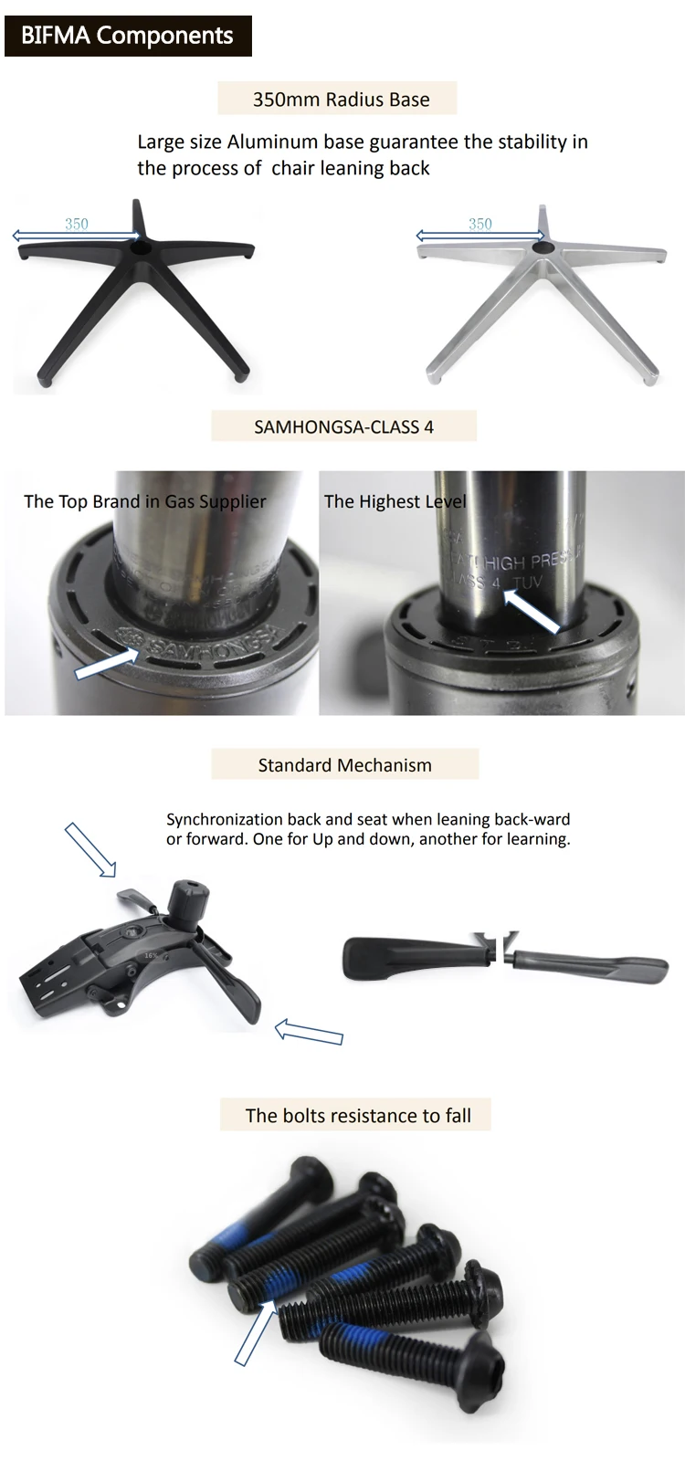 FURICCO Manufacturer Luxury Style PU Leather Office Furniture Executive Swivel Chair