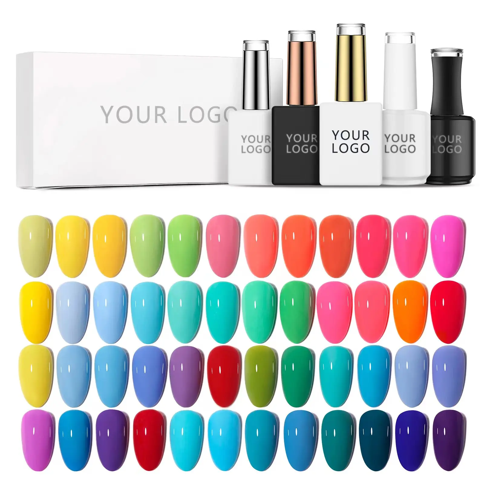 VDN OEM Gel Polish Private Label 48 Neo Color Gel Polish Bottle  Customized Soak Off UV/LED  Gel Nail Polish