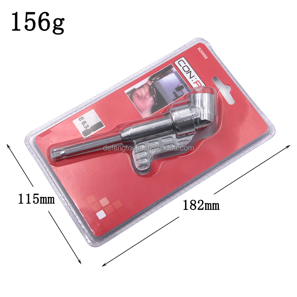 1/4 inch 105 degree turning screwdriver with handle joint sleeve hexagon shank corner universal extension joint tool