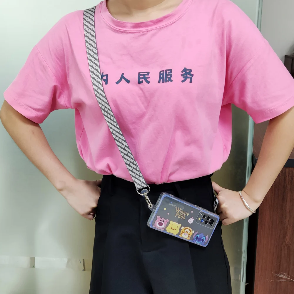 Модный и простой коричневый Чехол для мобильного телефона из полиэстера с одним плечевым ремнем ремешки