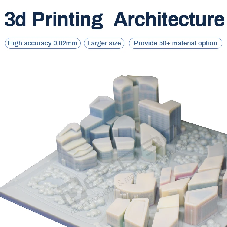 Пользовательские полноцветные 3d-печатные фигурки быстрый прототип красочная модель из смолы услуги 3D-печати