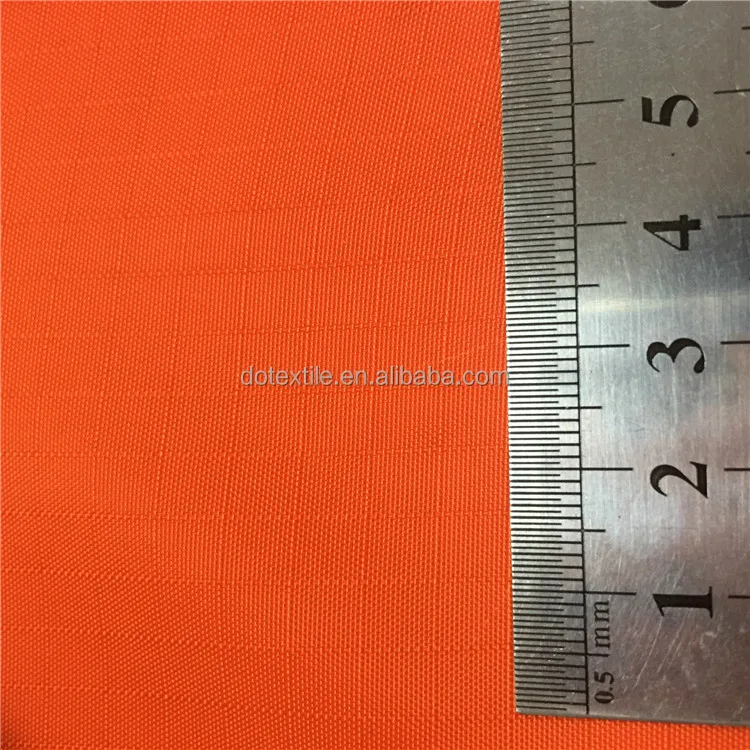 Wujiang textile manufacturer solid durable oxford laminated 210d ripstop nylon fabric for backpack