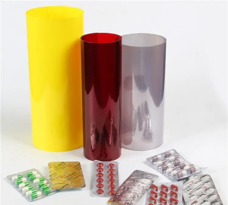 PVC/PVDC composite hard film  used for Pills capsules blister packaging