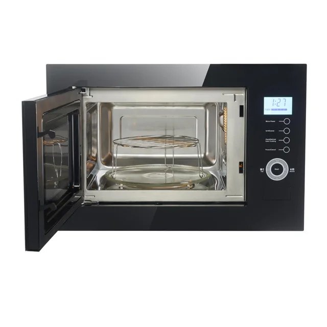 Digital microwave 30 L built-in oven LED menu display stainless steel inner grille grill thawing barbecue RV yacht home electric