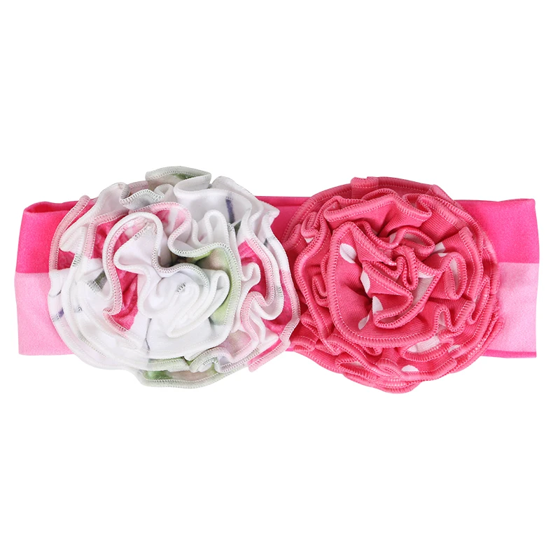 Kids Accessories Wholesale Baby Girls Cotton Wool Bow  Solid Color Baby Headband