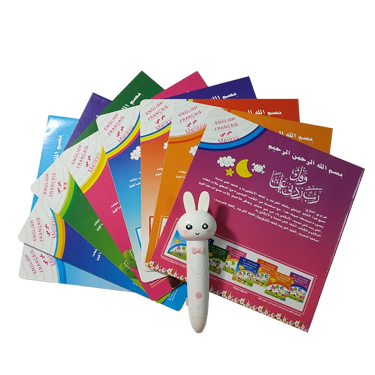 Kids talking pen preshcool talking pen with books for learning languages