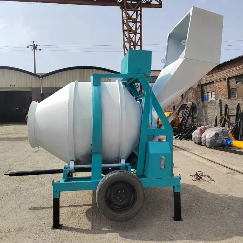 High Quality Concrete Mixer Jzc350 Series 350L Concrete Mixers With Diesel Engine And Hydraulic Tipping Hopper