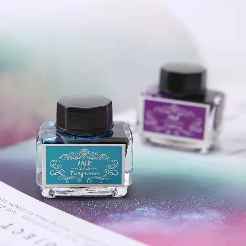 15ml European retro feather pen dipped in water color ink non-carbon pen ink line drawing link