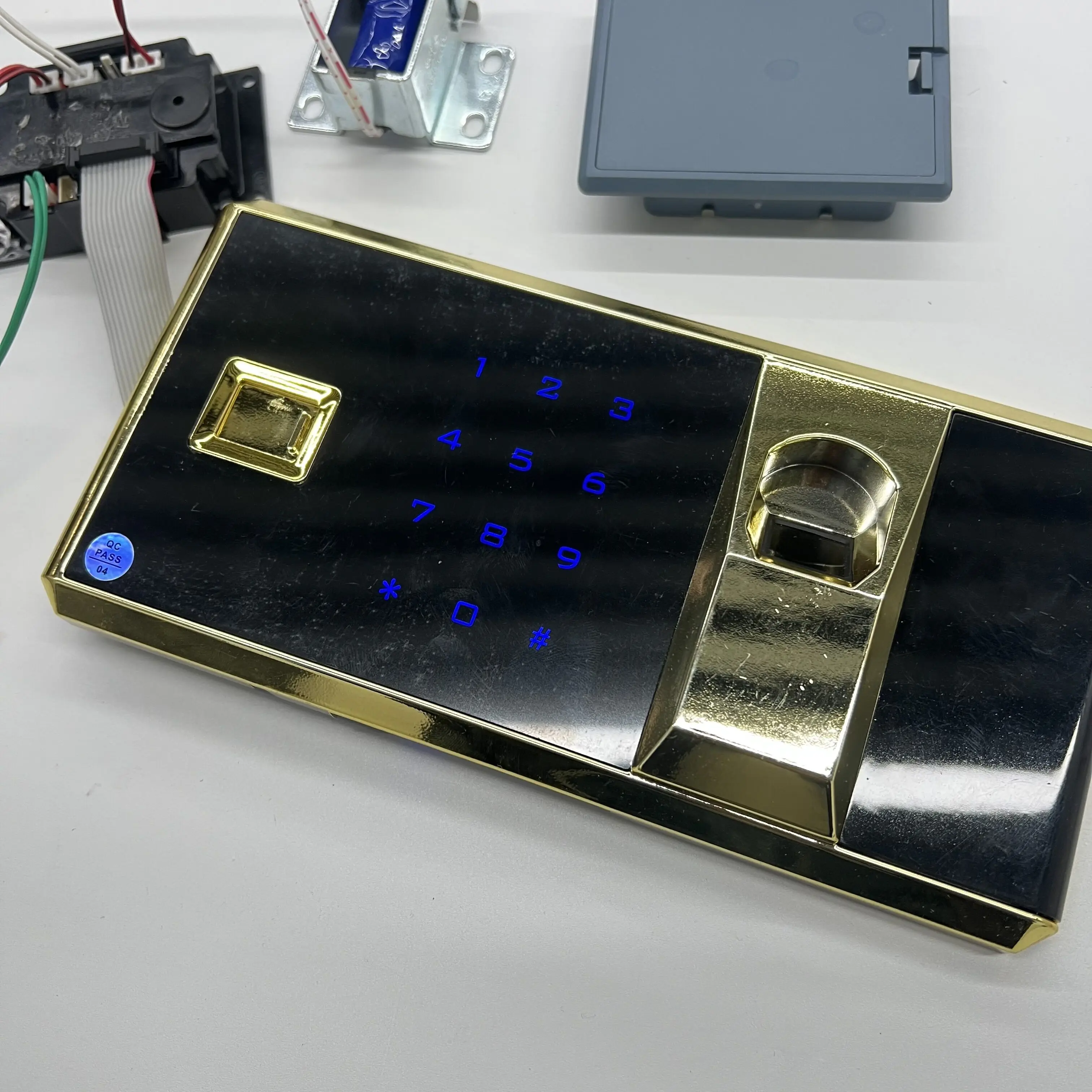 Электронный цифровой замок для защиты от отпечатков пальцев, безопасный мини-Сейф для дома, отеля, размера ноутбука