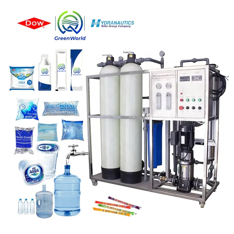 water filter Water Purified System 500L/Hour 2500LPH500L2500L10000L4000L Commercial Reverse Osmosis RO 500 liters per hour water