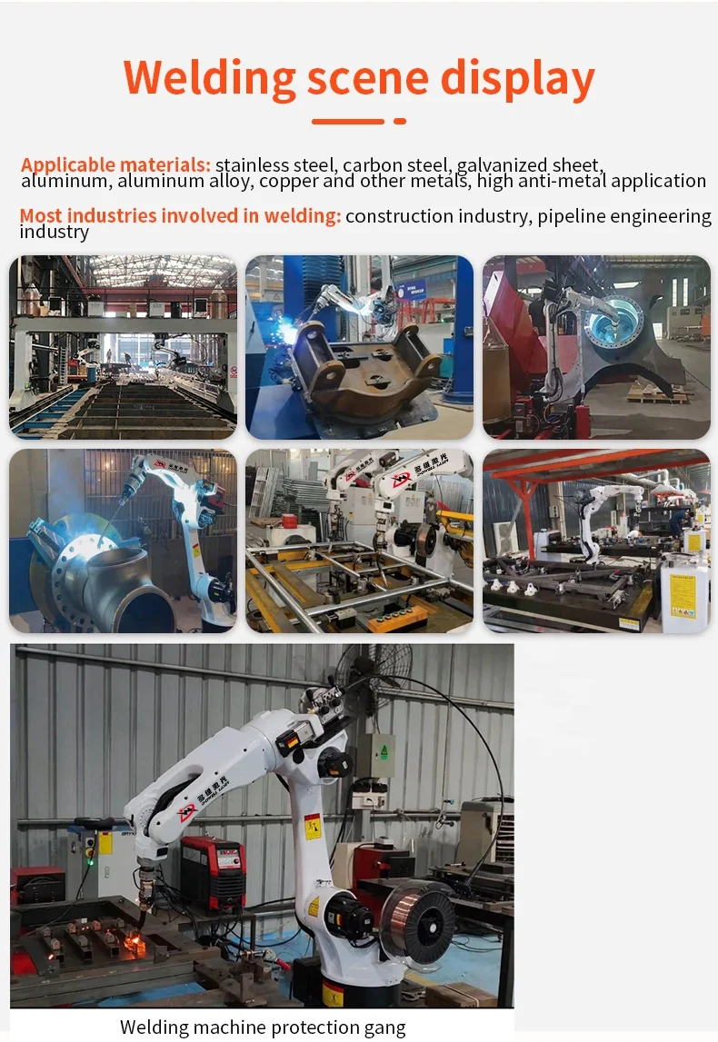 Price Robotic Welder Automatic Factories Advanced 3d Six-Axis SS Aluminum Pipes Tig Argon Arc Welding Robot Arm Welding Machine
