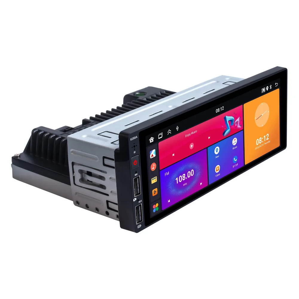 Автомобильный плеер 6 9 дюймов Android Auto Autoradio 1 Din USB-телефон зарядка Wi-Fi GPS-навигатор автомобильный стереоплеер