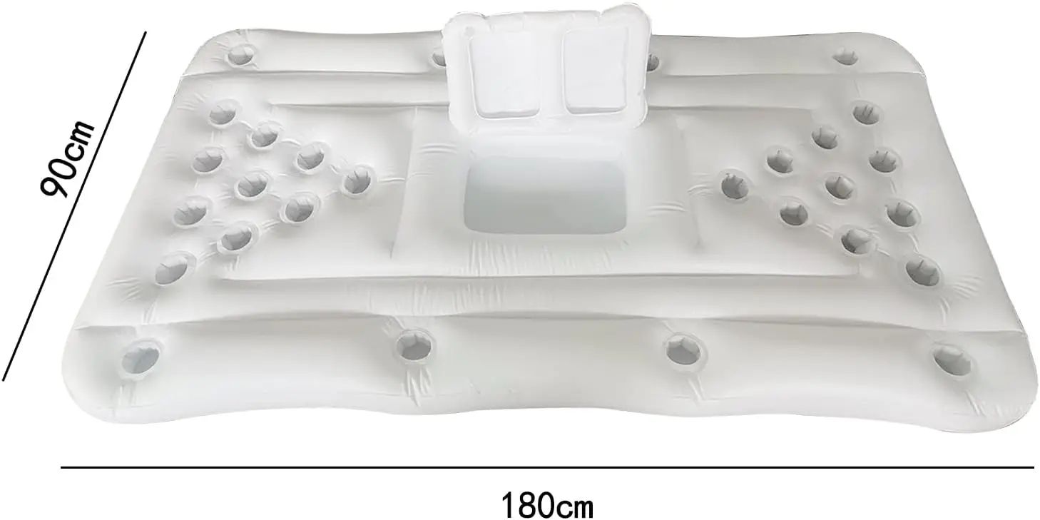 Hot selling Inflatable Party Pool Floating Beer Float With Cooler Floating Pool Party Game Raft And Lounge
