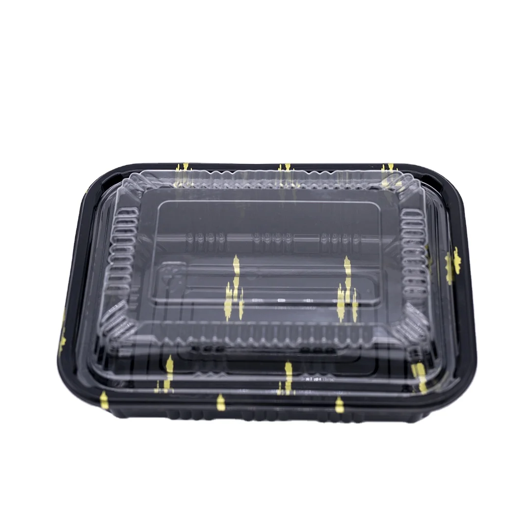 
Hot sale plastic deli roast chicken food packaging container box 