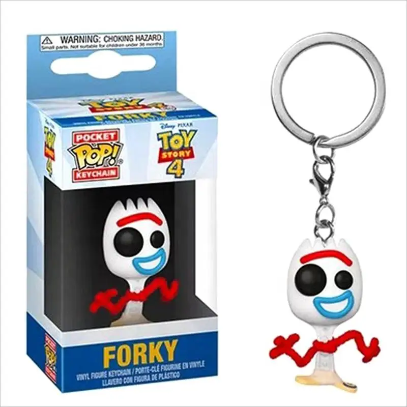 Funko Pop Pocket Keychain Action Figure Forky Keychain Toys