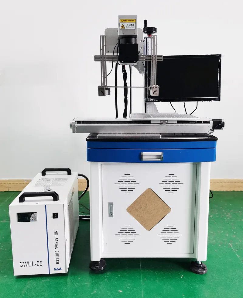 
CCD Visual Positioning UV Laser Marking Machine RFH Laser Source Movable Slides Large-format 3W 5W 8W 10W CE Certified Price 