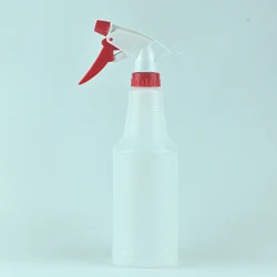 16 oz 500ml HDPE plastic Detergent Liquid Plastic continuous mist  spray Bottle  with trigger Sprayer
