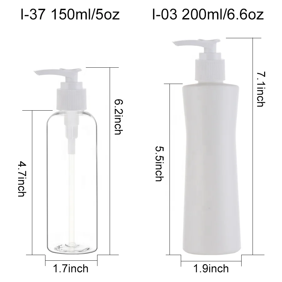  Wholesale 200ml white airless pump lotion cosmetic bottle