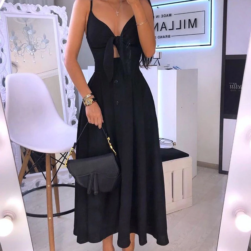 Ikebel New Fashion Floral Print Woman Summer Long Elegant Sexy Maxi Casual Party Dresses Informal Robe Casuale Ocasional Vestido