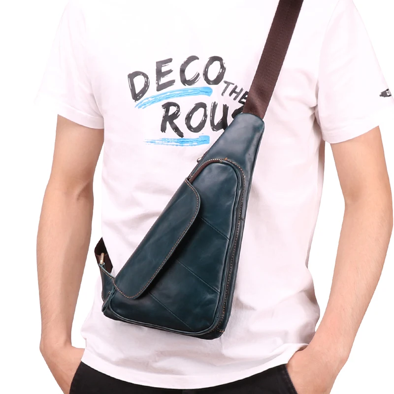 New Design Functional Waterproof custom logo boys chest large shoulder bags