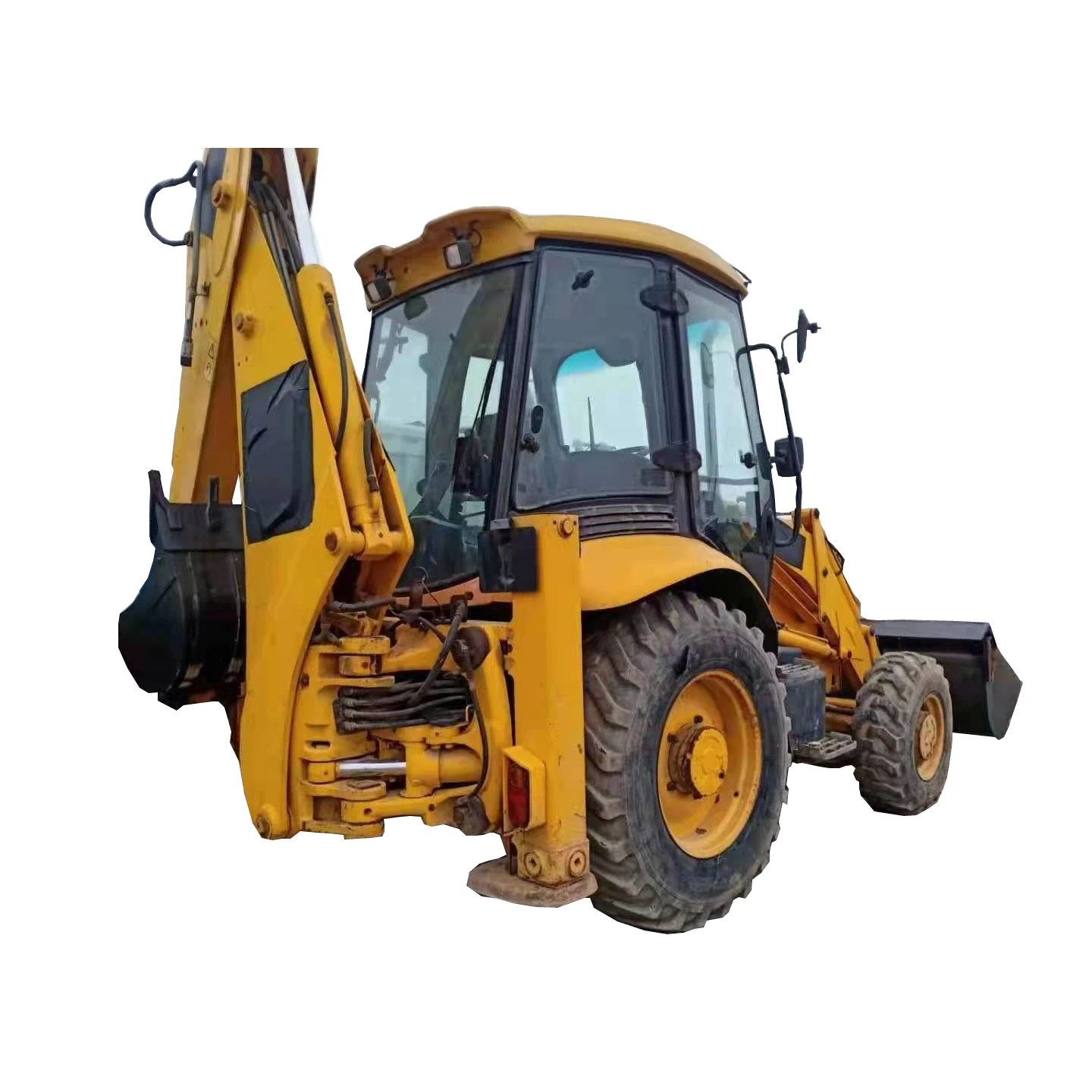 JCB 4CX hydraulic excavator small crawler digger unique famer motor cylinder